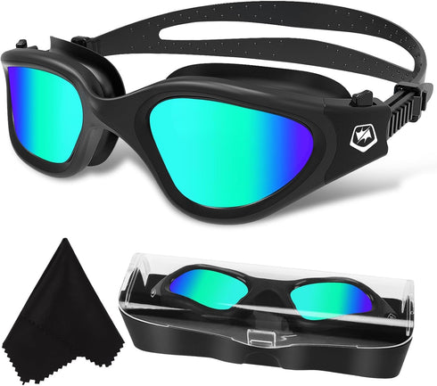 WIN.MAX Polarized Swimming Goggles Anti Fog Anti UV Clear Vision for Men Women Adults Teenagers