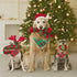 2 Pack Set, Christmas Dog Bandanas, Dog Classic Plaid Scarf Triangle Bibs Kerchief Pet Christmas Costume Accessories