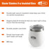 GSI Outdoors Glacier Stainless Glass in White