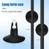 AQUANEAT Aquarium Suction Cups, for Fish Tank Airline Tubing, with Clips 1/4" Dia, 24pcs (Black)