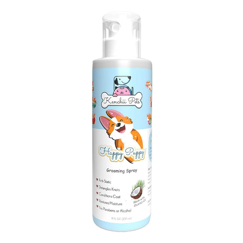 Professional Pet Grooming Spray for Dogs and Puppies, All-Natural Moisturizing Dog Detangler and Conditioner Coat Shine