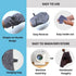 Penny & Niko Microfiber Pet Towel Mitts - 2 Pack Large Paw Cleaning Mitts for Dogs and Cats, Gray
