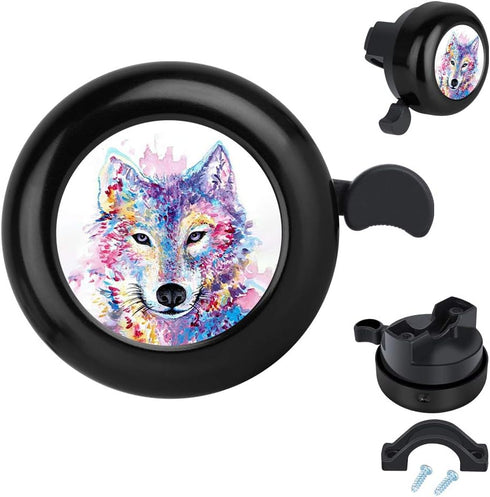 MZELQ Bicycle Bell - Cute Clear Sound Adjustable Aluminum Bike Accessories for Girls Women Kids