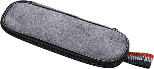 GIFZES Cutlery Storage Box, Travel Cutlery Pouch Felt Utensil Organizer Bag with Zipper