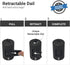 SVD.PET Dog Poop Bag Dispenser, Retractable Waste Bag Dispenser, Lightweight Poop Bag Holder, Stretchy Strap Fits Any Dog Leash, Dog Walking Accessory (Black) by SVD.PET