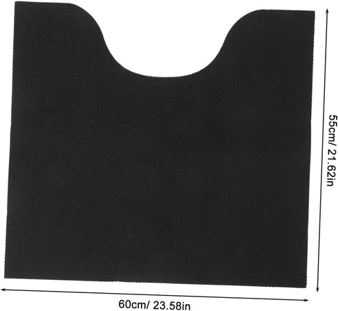 6-piece Set Garneck U-Shaped Toilet Training Pad Washable Bathroom Rug Funny Designs for Potty Training Toilet Bowl Mat