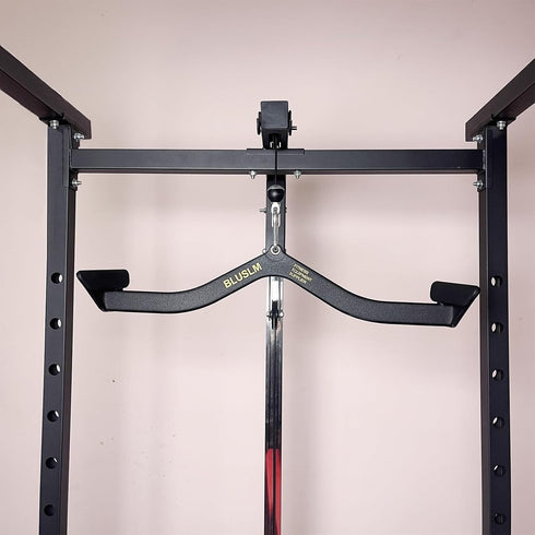 LAT Pull Down Bar for Cable Machine, T Bar V Bar Pulldown Attachments, Back Tricep Bar Strength Training Handle