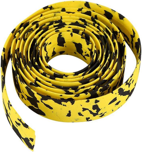 Handlebar Tape - 2Pcs Fade Resistance Bike Reflective Grip Wrap Tape with 2 Bar Plugs