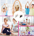 YL TRD 2 Packs of Non-Slip Fingerless Yoga Gloves, Exercise Workout Gloves