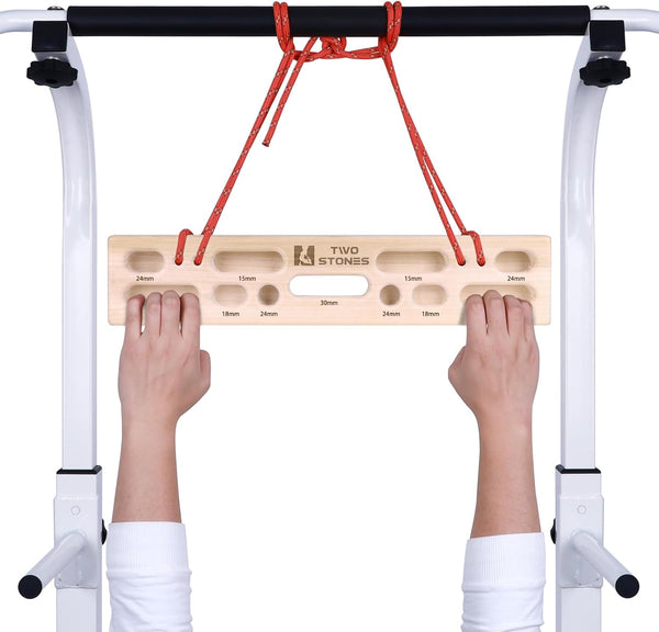 Two Stones Portable Hangboard | Rock Climbing Hangboard | Hang Board for