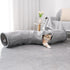 TSEB4TEP 10.5 Inch Set Cat Tunnel, Indoor Cat Toy, Roller Track Cat Toy, Collapsible S-Shaped Play Tube, Diameter Maze
