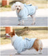 HongGun 3 PC Pet Bathrobe, Dog Bath Towel Microfiber Fast Drying Super Absorbent Dog Pajamas with Hooded Dog Coats