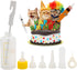 Puppy Kitten Nursing Bottle for Newborn Baby Dog Cat Rabbit Feeding with Nipples Feeder Kit