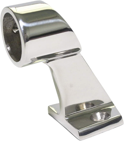 NRC&XRC Marine Boat Yacht Heavy Duty 316 SS High Leg Hand Rail, 60 Degree Center Stanchion for Pipe 7/8 Inch or 1 Inch