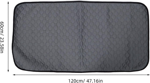 60x120cm, 3pcs Healifty Washable Reusable Pet Training Pads Waterproof Absorbent Non-Slip Puppy Dog Pee Pads for Indoor