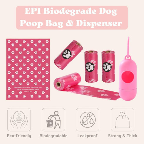 PupLuxe Puppy Starter Kit, Pink 22 Piece Puppy Kit, Great for Dog Training, New Puppy Gift, First Time Owners