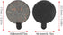 Semi Metal Brake Pads, 4 Pairs for 10inch Electric Scooter Brake Disc Rotor
