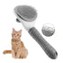 Self-Cleaning Pet Grooming Tool: Dog Brush & Cat Comb with Stainless Steel Needles for Pet Hair Removal. Pet Accessories and Supplies for a Hassle-Free Grooming and a Healthier