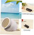 2pcs Beaupretty Aquarium Shrimp Breeding Cave and Betta Fish Tank Hideout Pottery Shelter, Small White Ceramic Spawning