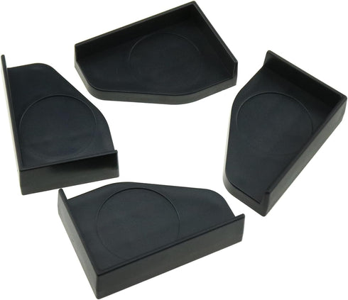 4PCS Black Plastic Fish Tank Corner Protector, Aquarium Glass Angle Cover for Home