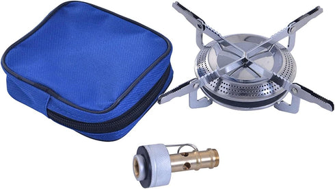 Windproof Camping Gas Stove Portable Foldable Backpack Electronic Stove Head Outdoor Cooking Picnic HikingMountaineering Camping