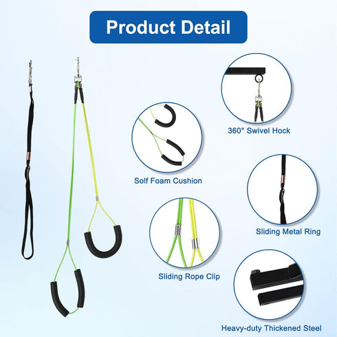 26" 40" Hammock, Trimming Dog Grooming Arm for Table, - Adjustable Height, Includes Clamp, No-Sit Nooses, Home/Salon