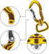 360º Swivel Locking Carabiner 2" for Securing Pets, Dog Leash and Harness, Camping, Hiking, Keychains (2 Pack)