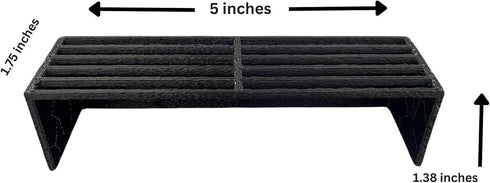 LifeWithPets Black Shrimp Hide Tunnel & Cave for Aquariums - Small