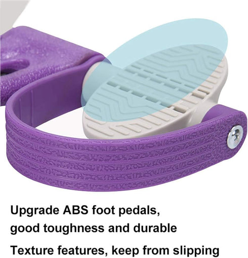Yoga Pedal Resistance Band - Elastic Pull Rope Fitness Equipment for Home Gym Arm Abs Leg Stretching