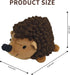 Plush Hedgehog Dog Toys 3 PCS - Squeaky Stuffless Hedgehog for Small and Medium Dogs, Interactive Pet Toys