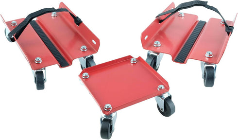 Snowmobile Dolly Set - Max Supporting 1500Lbs with Heavy Duty Straps for Skis