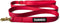 DJANGO Adventure Dog Leash, Strong and Comfortable with Padded Handle, Crimson Red
