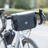 WOTOW Bike Handlebar Insulated Bag, Front Phone Bag Cooler Storage Pouch with TPU Touch Screen for Cycling Accessories