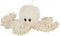 Petlou Durable Natural Nubby Plush Dog Toys with Squeaker and Crinkle Paper, Multi-Size (Natural Octopus)