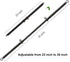 Set 4Pcs Spreader Bar Stainless Steel, Expandable Exercise Bar with Adjustable Straps, Stretching Workout Fitness Gear
