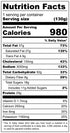 Backpacking Chicken Pot Pie, Freeze Dried & Camping Food, Emergency Food, High Protein Meal