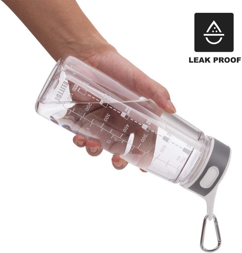 VENNERLI Sports Water Bottle with Straw, 800ML Reusable Hydro Jug, BPA-Free for Fitness Outdoor