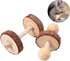 5 Pcs Hamster Chew Toys, Vankcp Natural Wooden Molar Ball for Small Animals, Cat, Rabbits, Guinea Pig