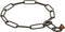 Herm Sprenger Black Stainless Steel Long Link Fur Saver Dog Training Collar, 3mm, 50cm (20in), Made in Germany