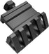 Sniper 45 Degree Offset Rail Mount, 4 Slots Picatinny Weaver Rail (1PCS)