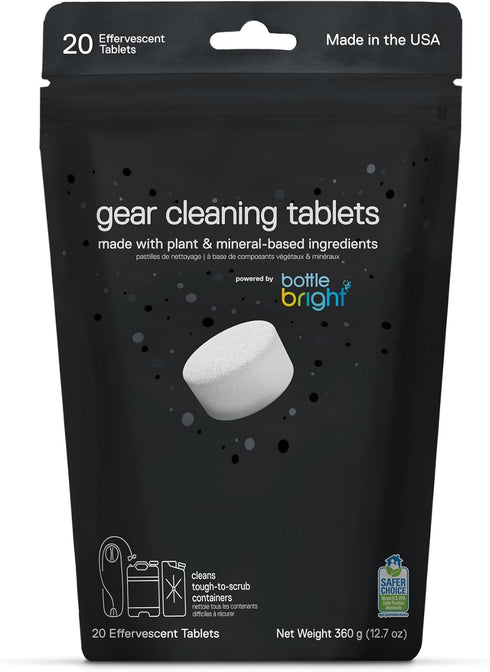 Gear Cleaning Tablets by Bottle Bright (6 or 20 Count) - EPA