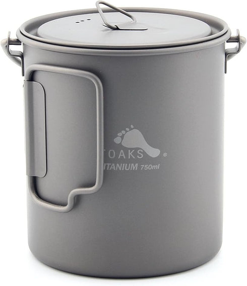 TOAKS Titanium Pot 750ml with Bail Handle