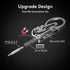 U4 RovyVon Pro+ Plus Titanium Carabiner Keychain Knife, EDC Multitool Pocket Clip with Replaceable Sharp Blade