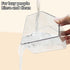Copfeu Hamster Sand Bath Box Container, Mini Pet Sandbox Lid Design Take Bath Wooden Sandbox Dust Bath, Transparent