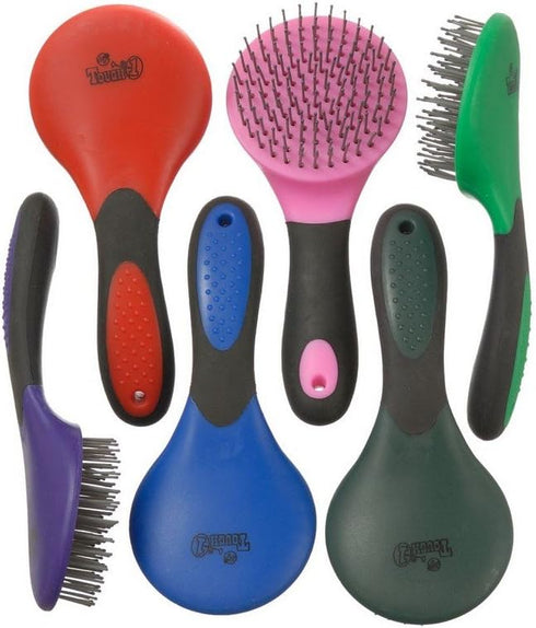 Tough 1 Great Grip Mane and Tail Brush, Red