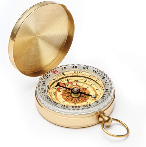 JSD Camping Survival Compass Metal Compass Kids Compass for Hiking Camping Hunting Outdoor Military Navigation Tool