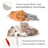Pet Comb for Dogs & Cats - 2 Combs, Stainless Steel Teeth for Removing Matted Fur, Knots & Tangles, Red