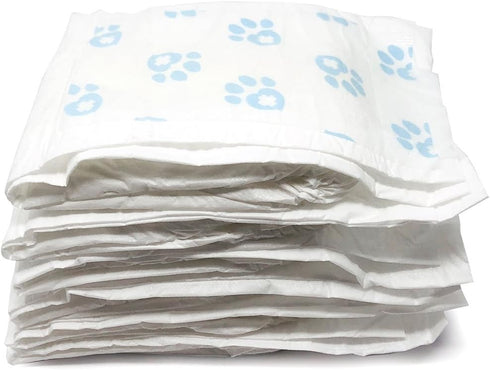 1-Tab 72 Count Male Wraps, Disposable Dog Diapers, Large, Lavender, - Snag-Free Fastener, Leak Protection, Wetness
