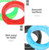 NOLITOY 20pcs Silicone Scissors Finger Rings, Soft Shears Ring Pet Grooming Accessories for Barber Hair Cutting