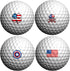 Golfdotz Golf Ball Markers, Unique Stamps and Stickers for Marking Golf Balls, Durable Decals, Golf Accessories for Men